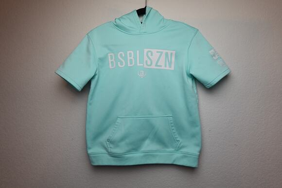 BSBLS Other - Baseball Lifestyle 101 BSBL-SZN Youth Hoodie - Mint/White